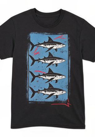 soccerherostore “Sharks in Deep Water” Graphic Tee