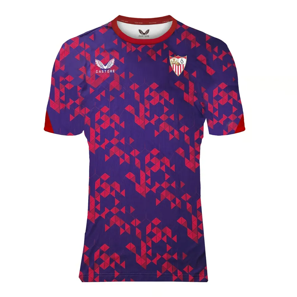 Maglia pre-partita terza donne Sevilla FC 2024/25 - Viola