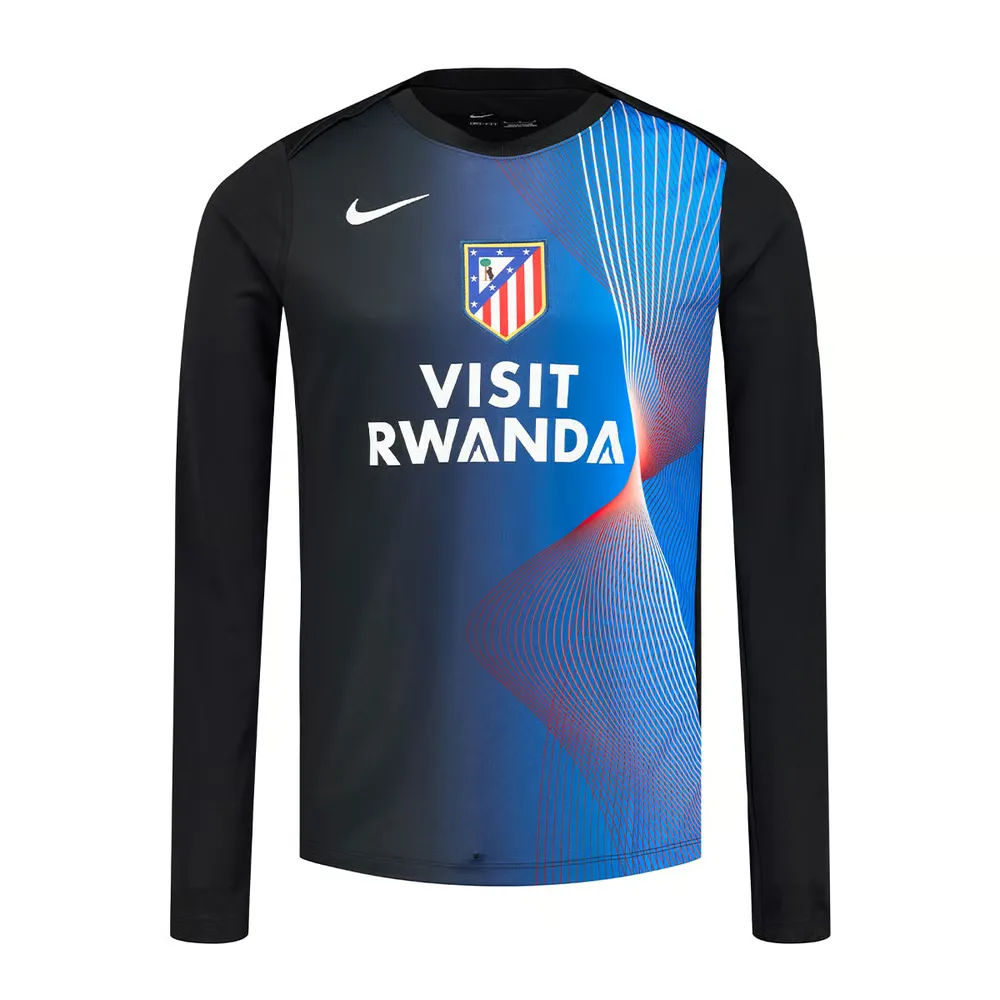 Maglia uomo Atletico Madrid 2025/26 terza UEFA pre-partita manica lunga