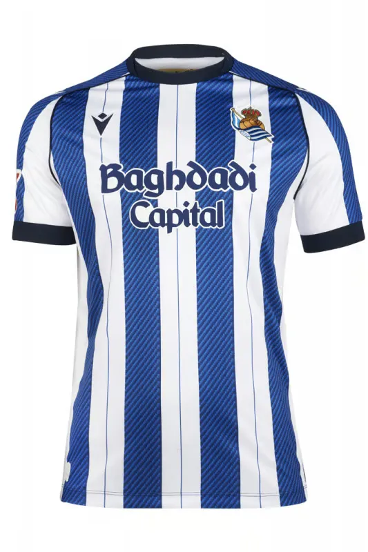 Maglia donna Real Sociedad B 2025/26 casa sponsor