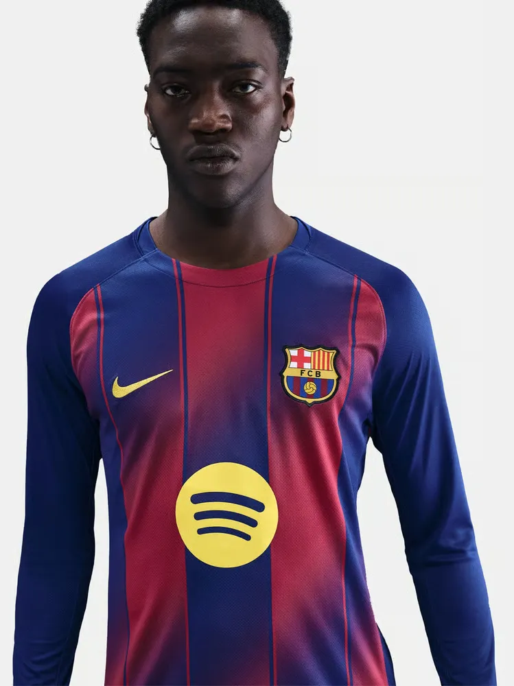 Maglia Home Manica Lunga UCL Uomo FC Barcelona 2025/26