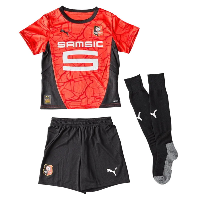 Kit Casa Rennes Bambino 2024/25