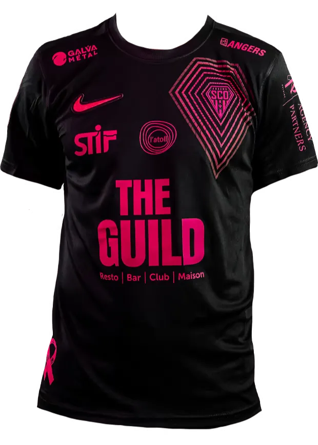 Maglia uomo Angers SCO 2025/26 terza Pink October