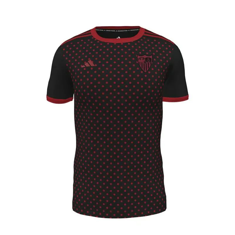 Maglia terza pre-partita bambino Sevilla FC 2025/26 - Nero