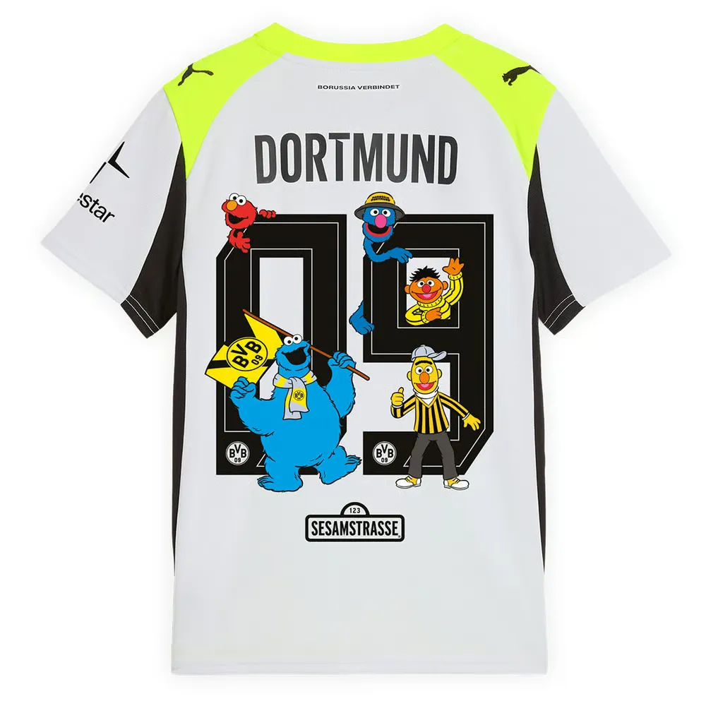 Maglia donna BVB Borussia Dortmund 2025/26 trasferta Sesame Street n. 9