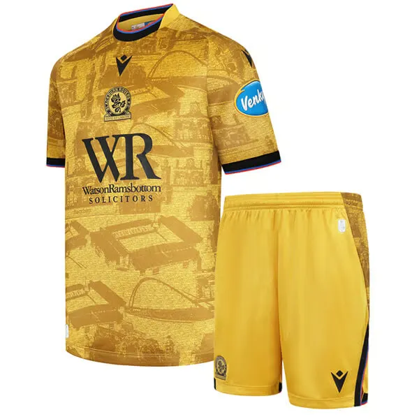 Kit da trasferta 2025/26 del Blackburn Rovers da bambino