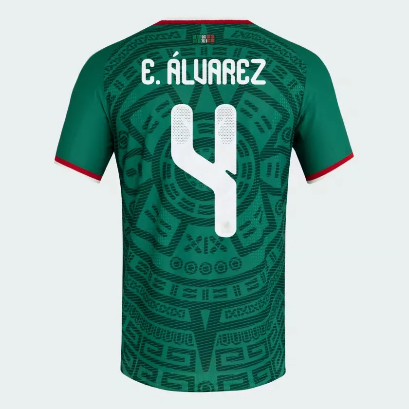 Maglia Ufficiale Casa Messico 2026 Donna E. ÁLVAREZ #4