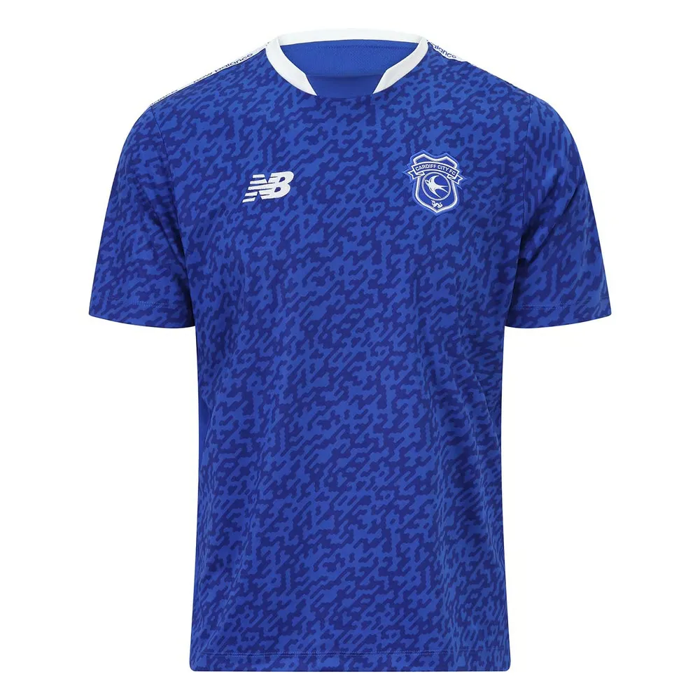 Maglia riscaldamento casa Cardiff City 2025/26 donna