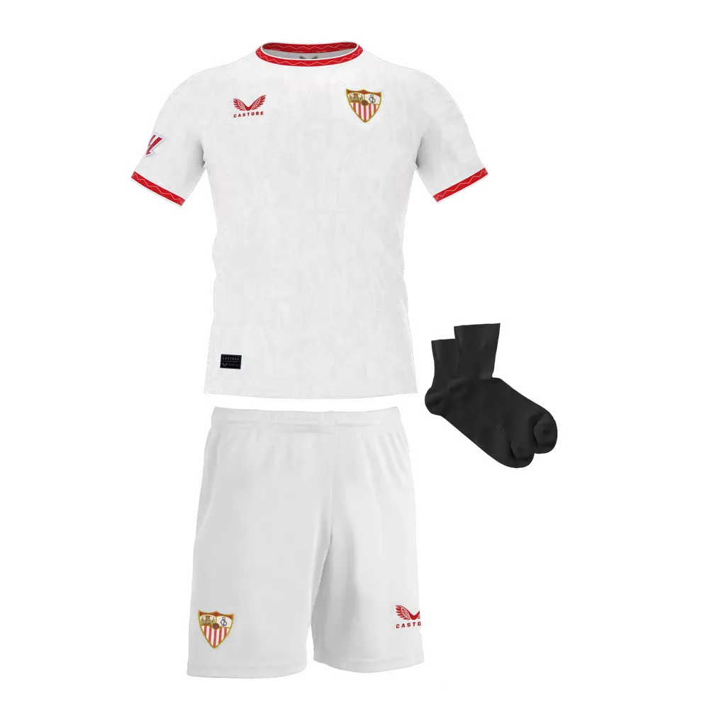 Kit casalingo bambini Sevilla FC 2024/25