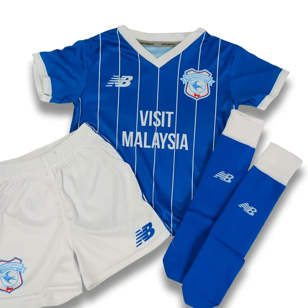 Kit casa Cardiff City 2025/26 bambino