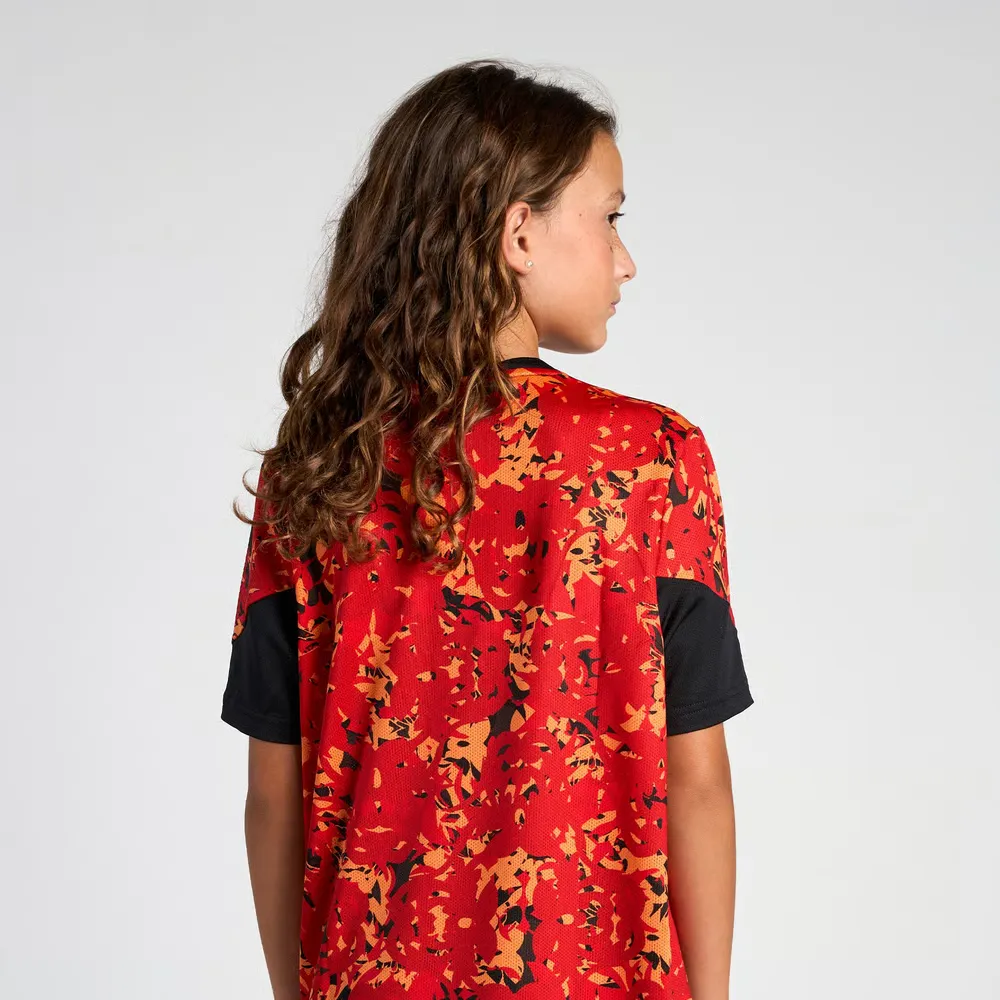 Maglia pre-partita terza bambini Sevilla FC 2024/25 - Rossa - immagine 2