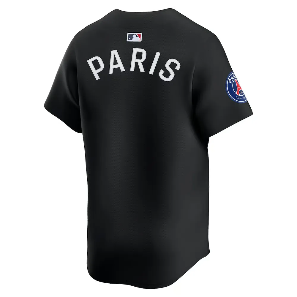 Maglia Bambino PSG x MLB 2025/26 Edizione Limitata - Nero - immagine 2