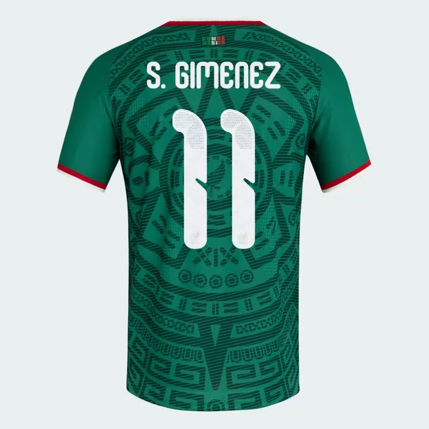 Maglia Ufficiale Casa Messico 2026 Bambino S. GIMENEZ #11