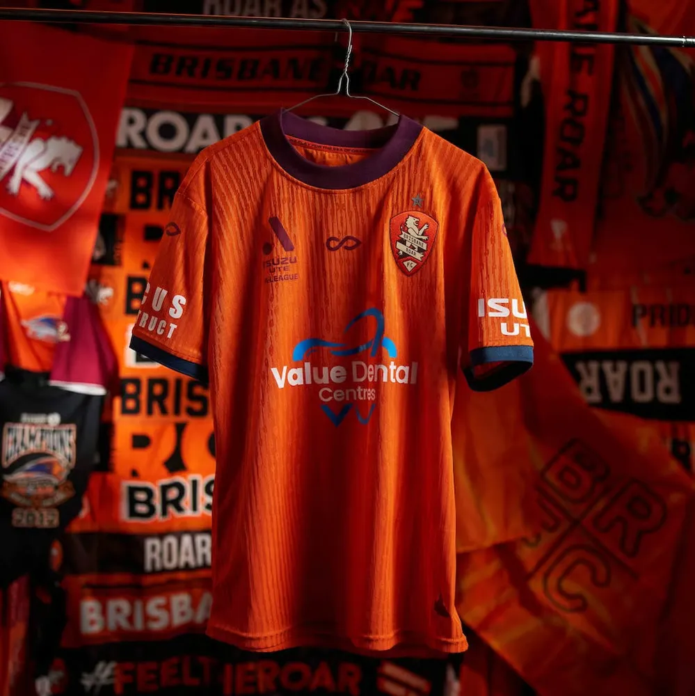 Maglia casa 2025/26 del Brisbane Roar da uomo
