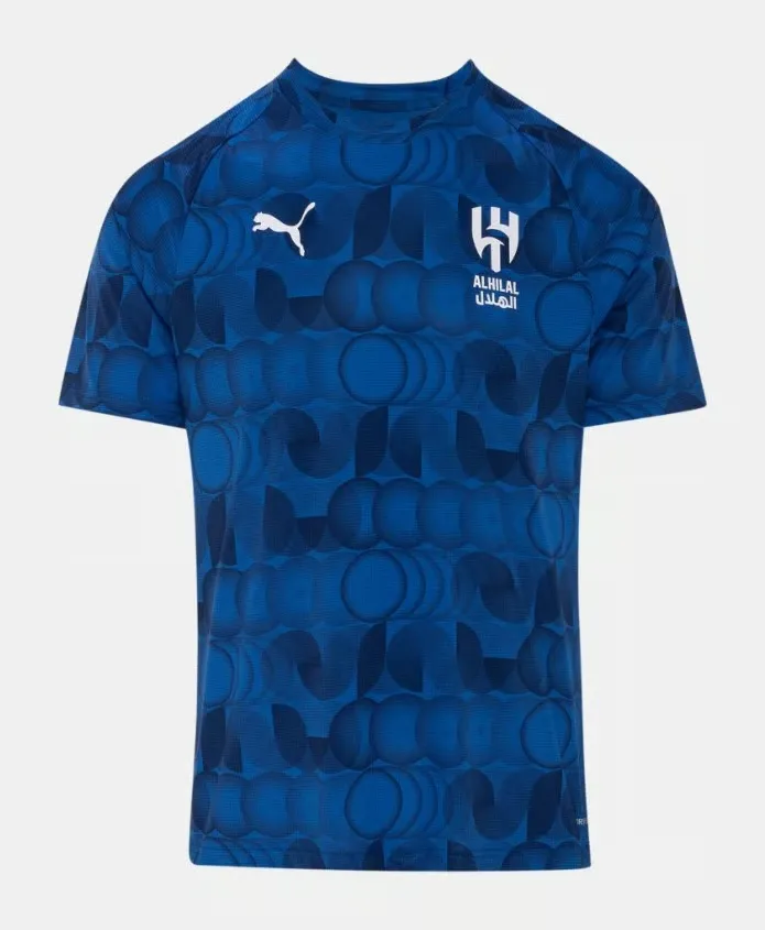 Maglia Pre-Partita Terza 2025/26 Blu dellโAl Hilal SFC da Bambino