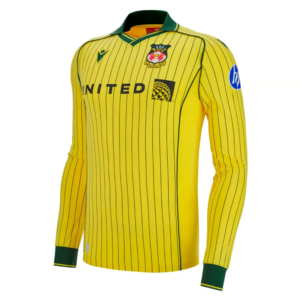 Maglia da trasferta manica lunga 2025/26 del Wrexham AFC da bambino