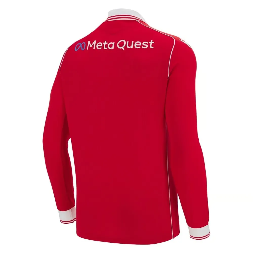 Maglia da casa manica lunga 2025/26 del Wrexham AFC da uomo - immagine 2