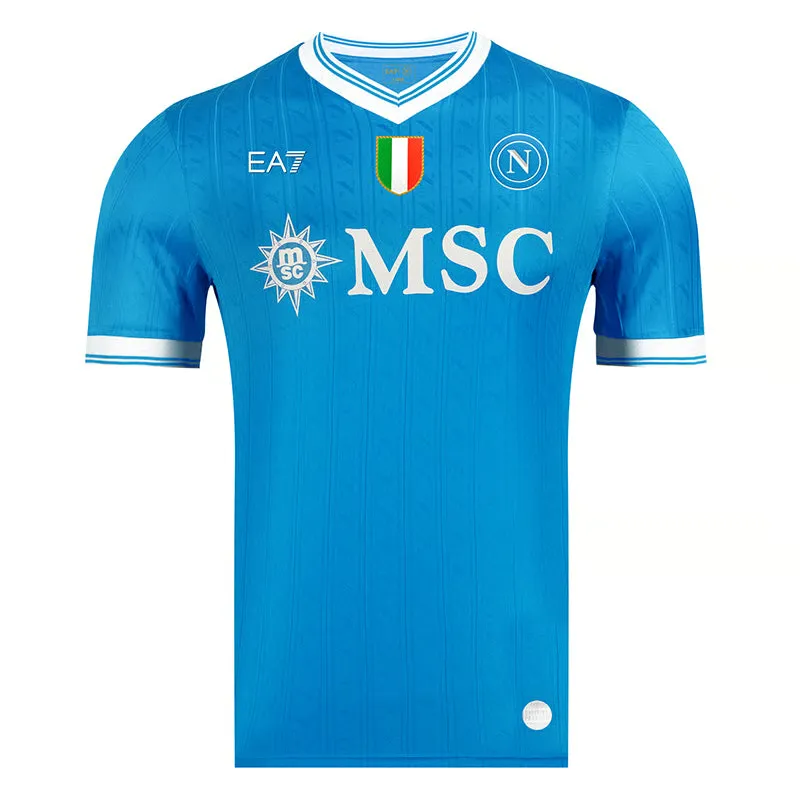 Bambino Napoli 2025/26 Maglia Euro Casa