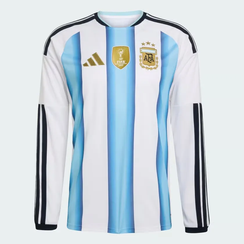 Maglia a maniche lunghe home Coppa del Mondo 2026 Argentina uomo