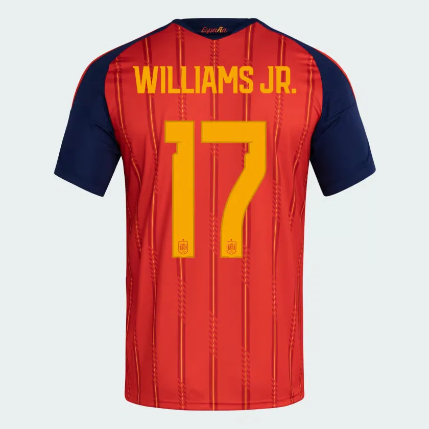 Maglia Ufficiale Casa Spagna 2026 Donna WILLIAMS JR. #17