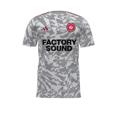 Bambino Western Sydney Wanderers 2025/26 Terza Maglia da Riscaldamento