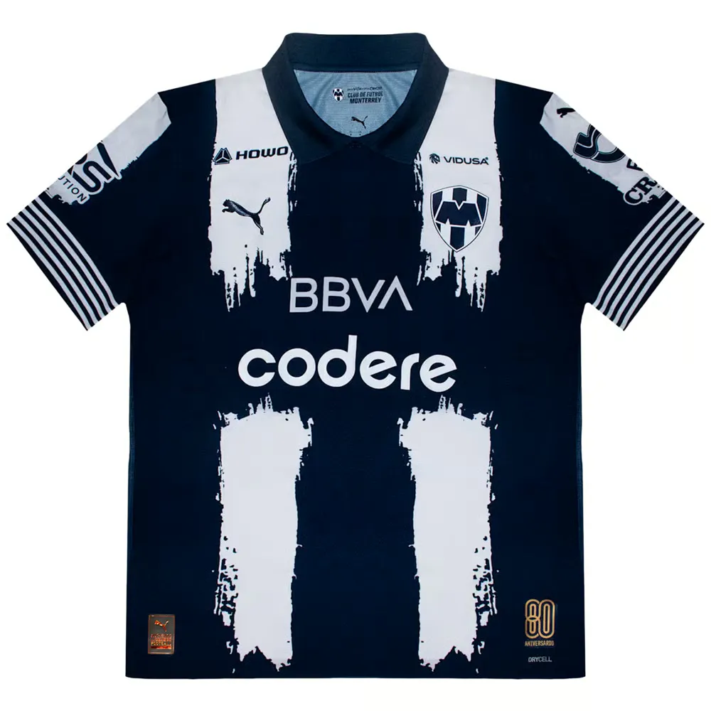Bambino Monterrey FC 2025 Maglia 80° Anniversario