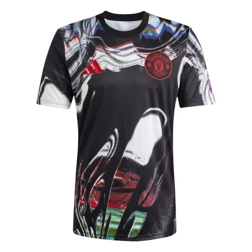 Donna Manchester United 2025/26 Terza Maglia Pre Match - Nero