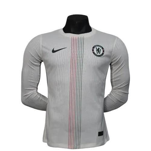 Bambino Chelsea 2025/26 Maglia Away Manica Lunga