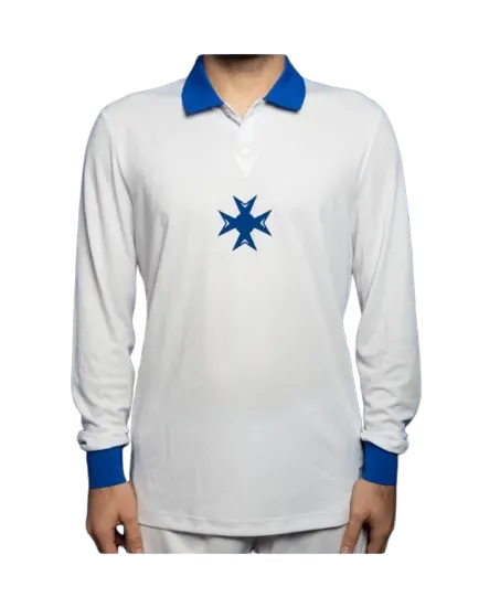 Bambino AJ Auxerre 2025/26 Maglia Heritage a Maniche Lunghe 120° Anniversario