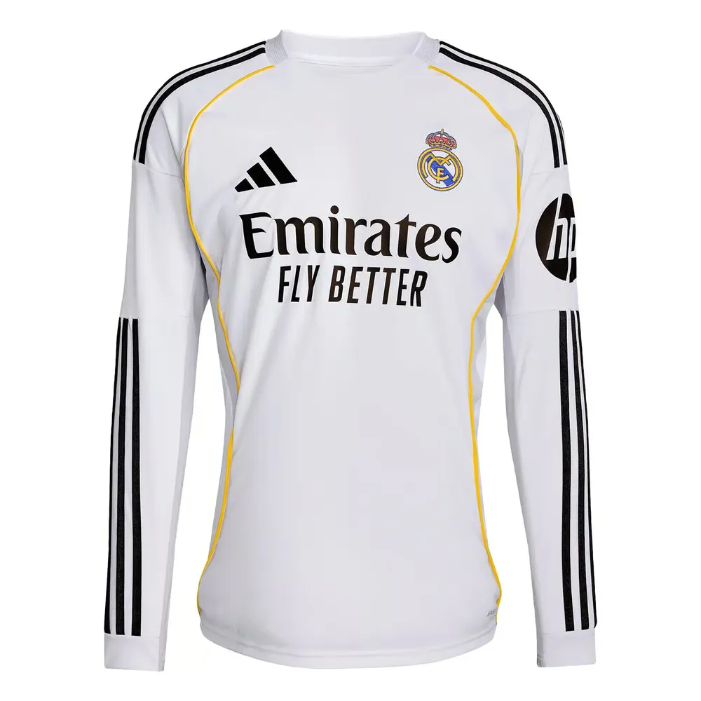 Maglia Home Manica Lunga Real Madrid 2025/26 Donna