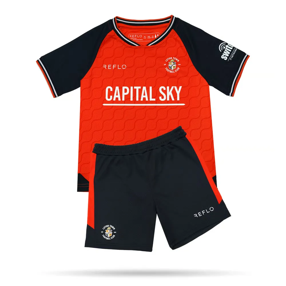 Bambini Luton Town 2025/26 Kit Casa
