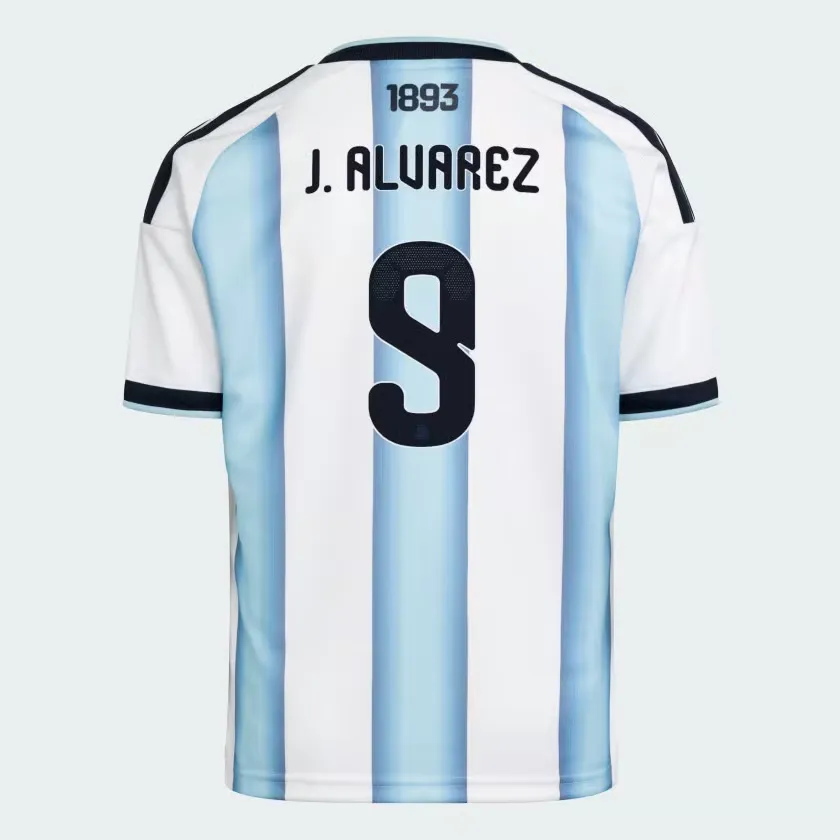 Maglia Ufficiale Casa Argentina 2026 Uomo J. ALVAREZ #9