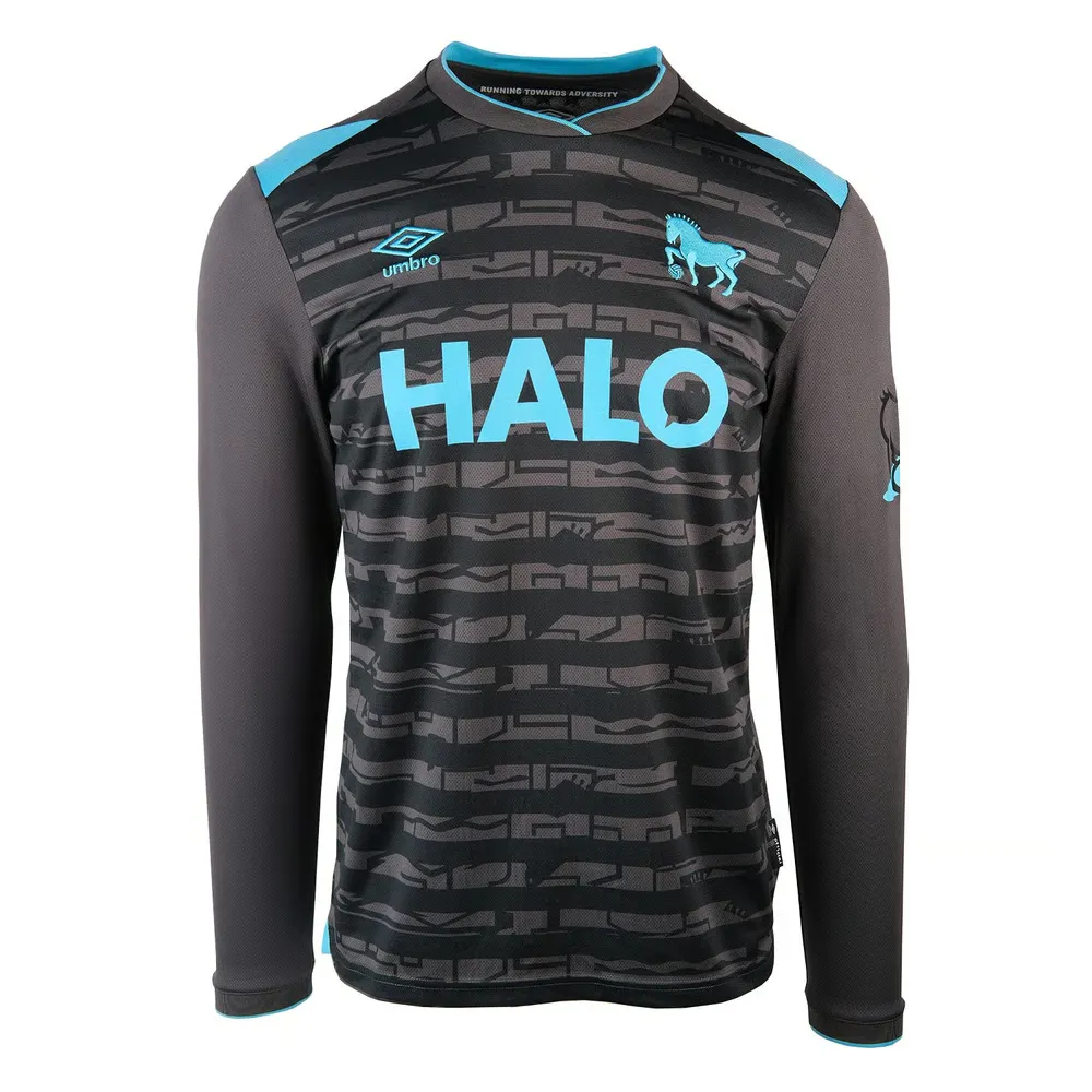 Uomo Ipswich Town 2025/26 Terza Maglia a Maniche Lunghe