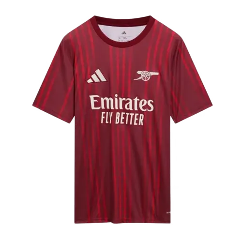 Bambino Arsenal 2025/26 Terza Maglia Pre-partita – Rossa
