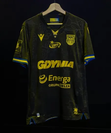 Uomini Arka Gdynia 2025/26 Terza Maglia Kaszebe