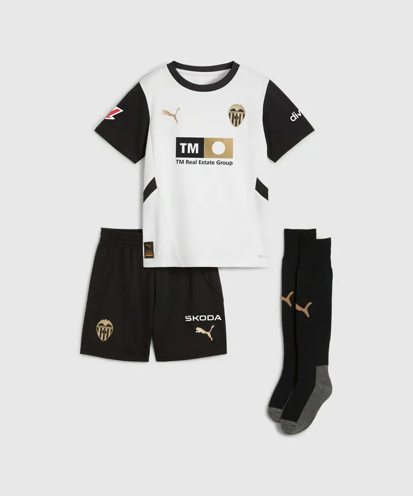 Kit casalingo bambini Valencia CF 2024/25